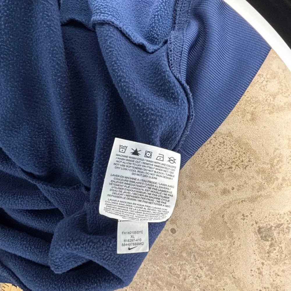 Nike KD Kevin Durant Therma-FIT Full Zip‎ Hoodie Mens XL Navy Blue 618297-410